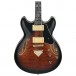 Ibanez AS93QMSP, Dark Brown Sunburst body 