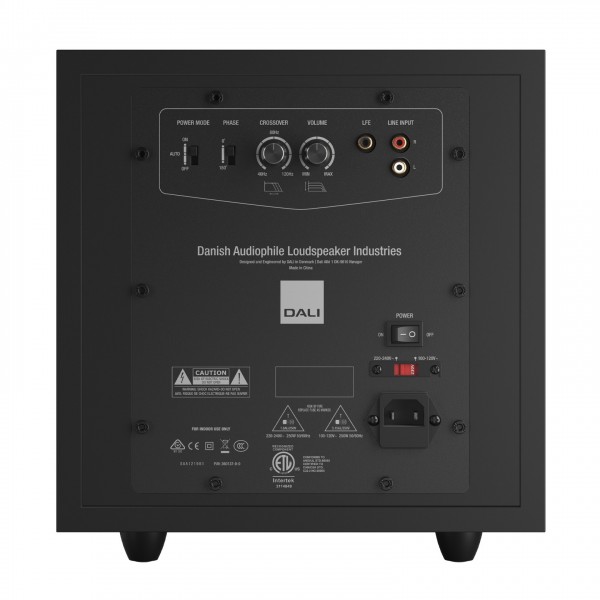 DALI E-9F Subwoofer, Satin Black at AV.com