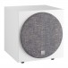 DALI E-9F Subwoofer, Satin White - with girlle attached