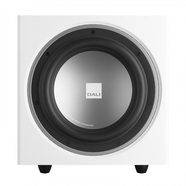 DALI E-9F Subwoofer, Satin White - Front view