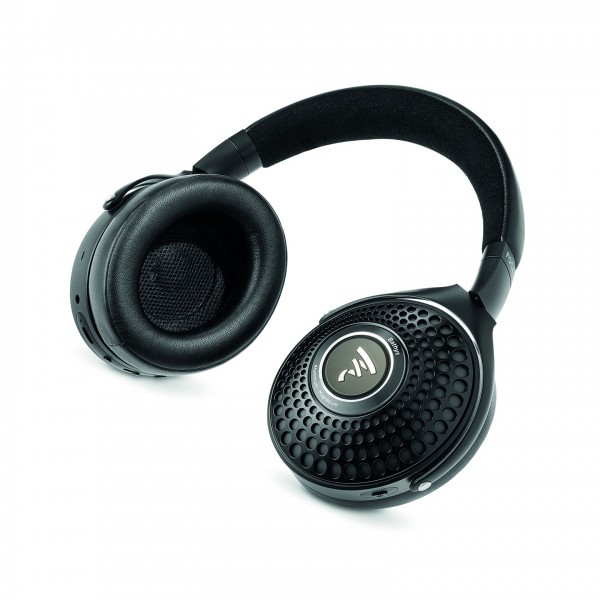 Focal Bathys Wireless ANC Headphones, Deep Black - cups turned  