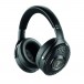 Focal Bathys Wireless ANC Headphones, Deep Black - edge front 