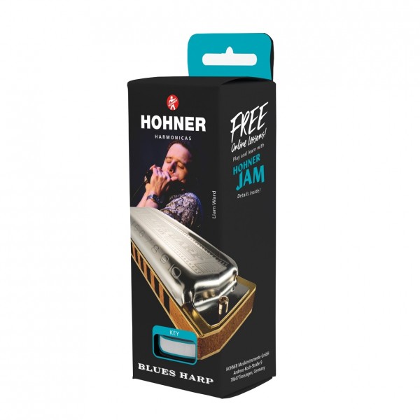 Hohner Blues Harp Major Diatonic Harmonica, Db