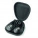 Focal Bathys Wireless ANC Headphones, Deep Black - open case 