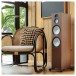 Monitor Audio Silver 500 7G Floorstanding Speaker (Pair), Walnut - lifestyle