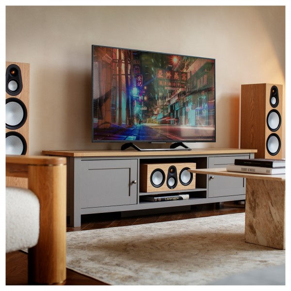 Monitor Audio Silver 500 7G Floorstanding Speaker (Pair), Black Oak at ...