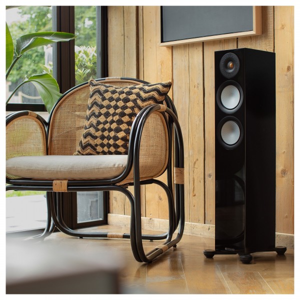 Monitor Audio Silver 200 7G Floorstanding Speaker (Pair), Gloss Black ...