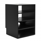 AVCOM Hi-Fi Cabinet 4 Shelf, Black - Nearly New