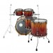 Tama Starclassic Walnut/Birch 5pc Shell Pack, Vermillion Bosse Fonce Fade