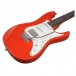 Ibanez AZ2204NW Prestige, Vermillion Red controls 