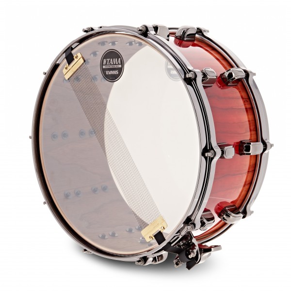 Tama Starclassic Walnut/Birch 14" x 6.5" Snare Drum, Vermillion Bosse Fonce Fade