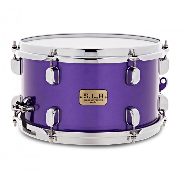 Tama SLP 12" x 7" MOD Bubinga Snare Drum - Clay Aeschliman Signature, Galactic Purple