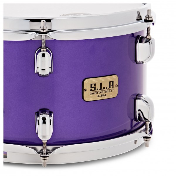 Tama SLP 12" x 7" MOD Bubinga Snare Drum - Clay Aeschliman Signature, Galactic Purple