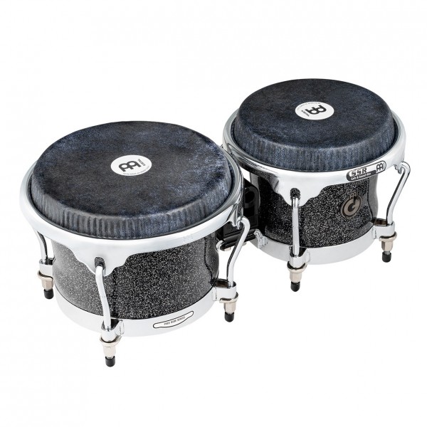 Meinl Percussion Artist Series Bongo Diego Galé, Remo Calfskin Heads 7" & 8 1/2", Midnight Star