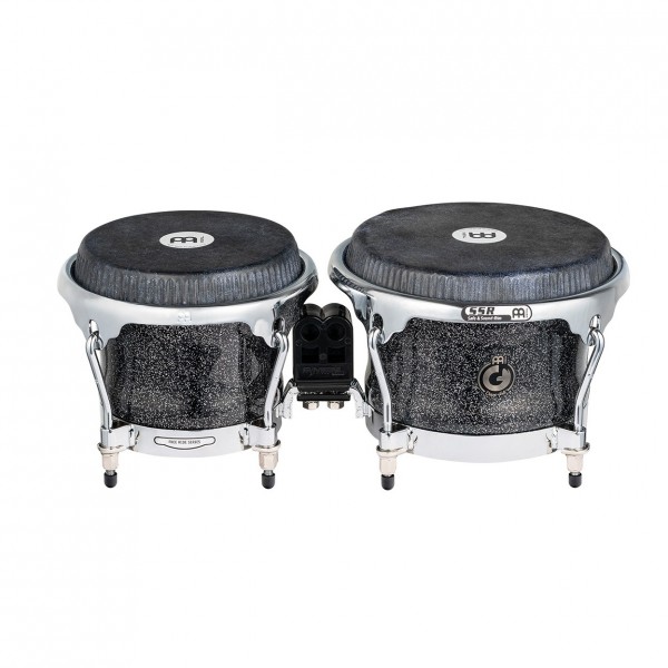 Meinl Percussion Artist Series Bongo Diego Galé, Remo Calfskin Heads 7" & 8 1/2", Midnight Star