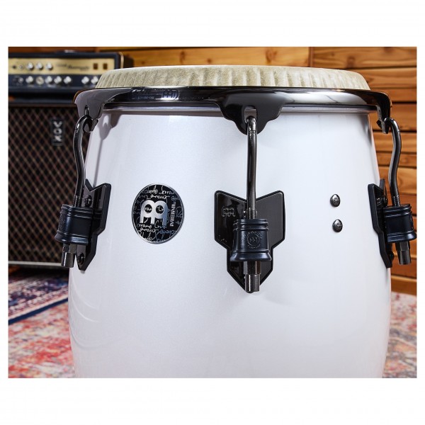 Meinl Percussion Artist Series Roberto Serrano Quinto 11" Remo Fiberskyn Heads, Pearl White