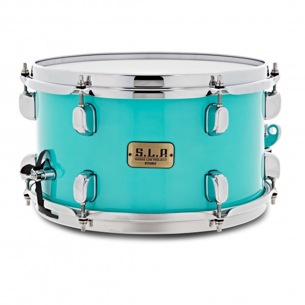 Tama SLP 12" x 7" MOD Bubinga Snare Drum - Philo Tsoungui Signature, Electro Turquoise