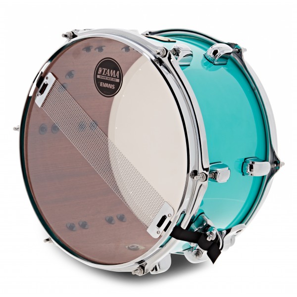 Tama SLP 12" x 7" MOD Bubinga Snare Drum - Philo Tsoungui Signature, Electro Turquoise