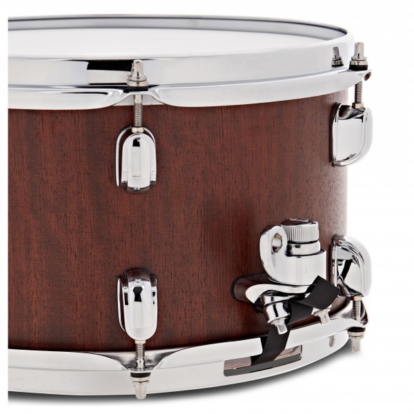 Tama SLP 12" x 7" MOD Bubinga Snare Drum, Satin Bubinga