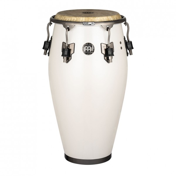 Meinl Percussion Artist Series Roberto Serrano Conga 11 3/4" Remo Fiberskyn Heads, Pearl White