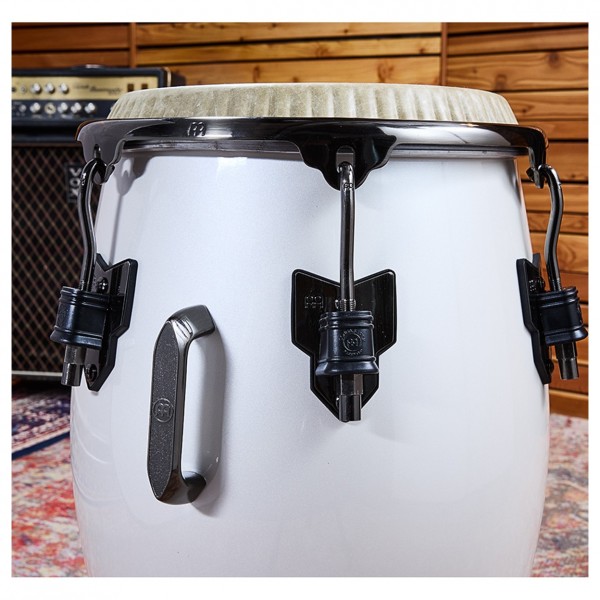 Meinl Percussion Artist Series Roberto Serrano Conga 11 3/4" Remo Fiberskyn Heads, Pearl White