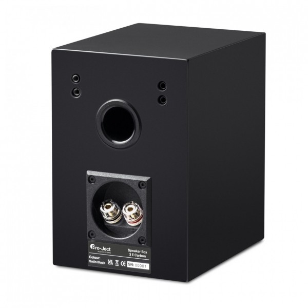 Pro-Ject Speaker Box 3 E Carbon, Black - Rear View