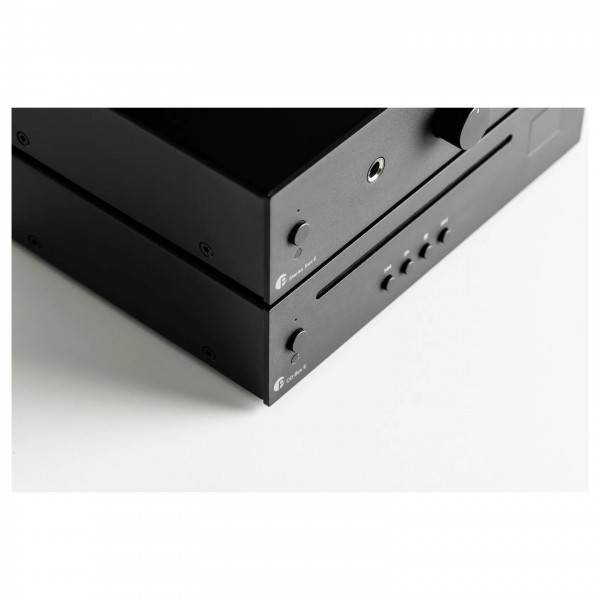 Pro-Ject CD Set E, Black - Detail Image of CD Box E and Stereo Box E