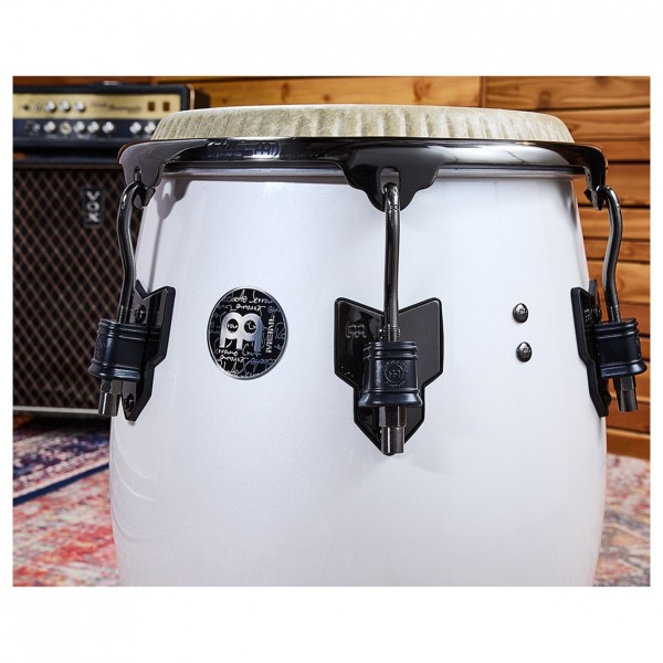 Meinl Percussion Artist Series Roberto Serrano Tumba 12 1/2" Remo Fiberskyn Heads, Pearl White
