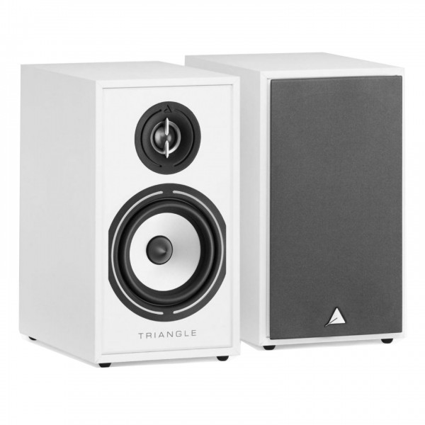 Triangle Borea BR02 Bookshelf Speakers (Pair), White - 01