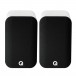 Q Acoustics Q 5020 Bookshelf Speakers, Satin White (Pair) Front Grille View