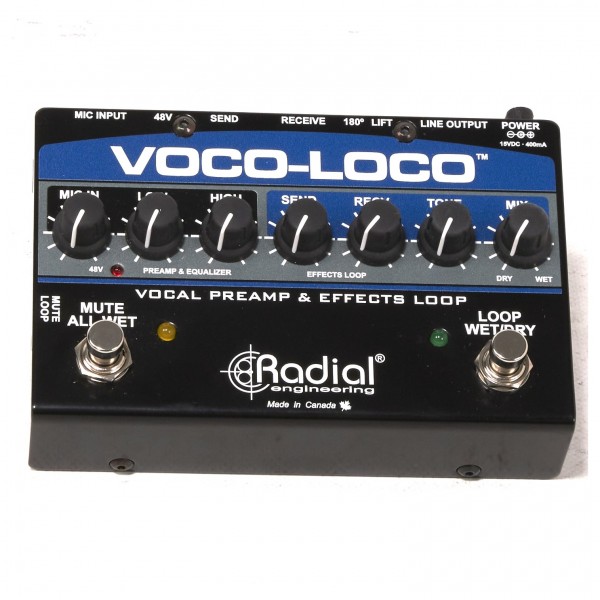 Radial Voco-Loco Effects Switcher for Vocals and Instruments - Secondhand