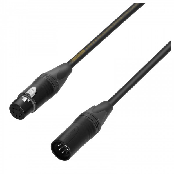 Adam Hall 5 STAR Neutrik DMX 5-pin Lighting Cable, 1.5m - Main