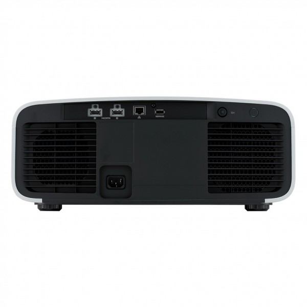 JVC DLA-NZ500WE 4K Projector, White - Rear view and connections