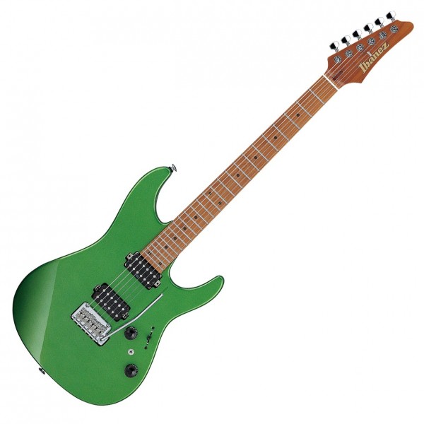 Ibanez AZ2402 Prestige, Apple Green Metallic front 