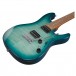 Ibanez AZ24S1F, Transparent Turquoise Burst