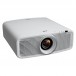 JVC DLA-NZ500WE 4K Projector, White - Top view angled