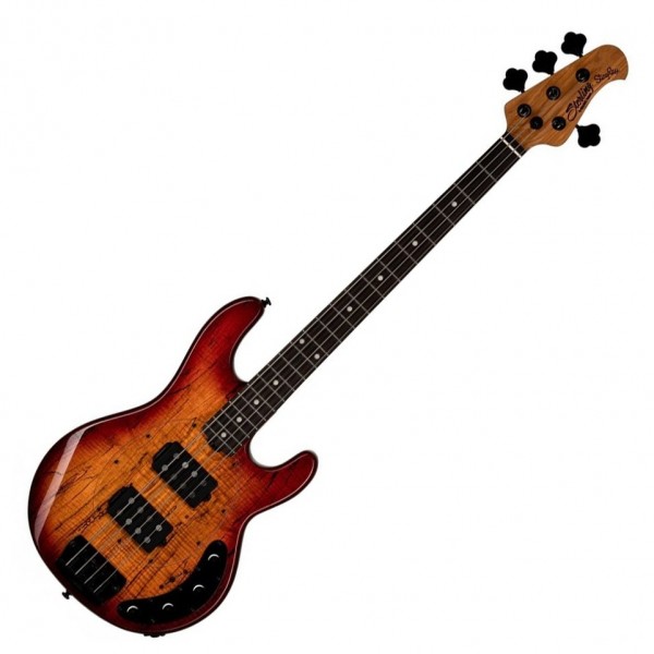 Sterling StingRay RAY34 Bass, Blood Orange Burst