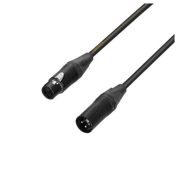 Adam Hall 5 STAR Neutrik DMX 3-pin Lighting Cable, 1m