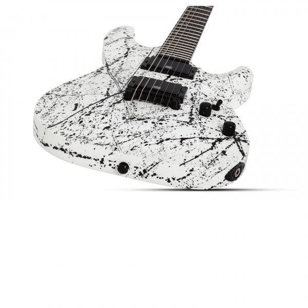 Schecter C-1, Ink Bomb - Body, Laying