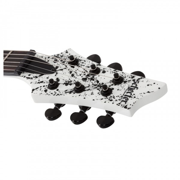 Schecter C-1, Ink Bomb - Headstock