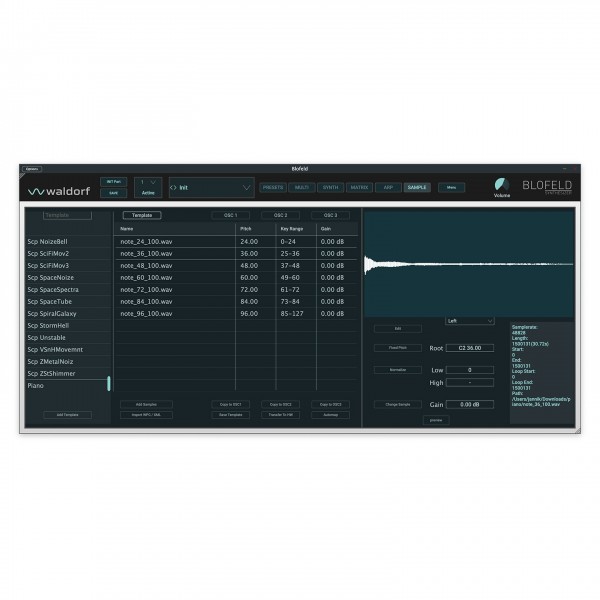 Waldorf Blofeld Plugin - Sample