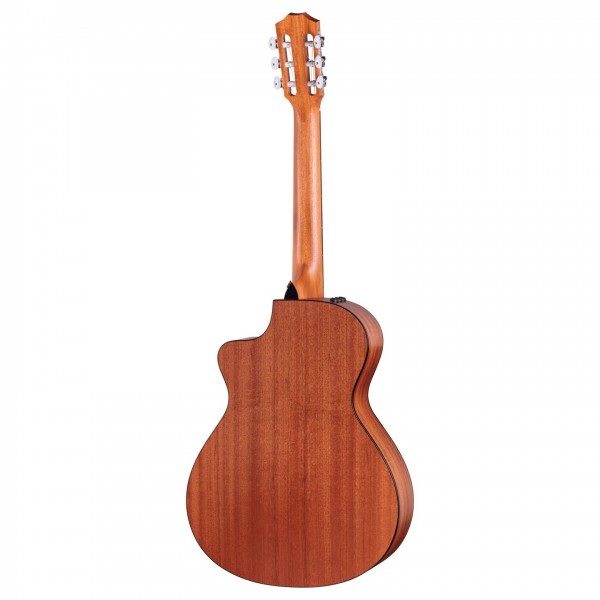 Taylor 112ce-N Grand Concert Nylon String Electro Acoustic, Natural back 