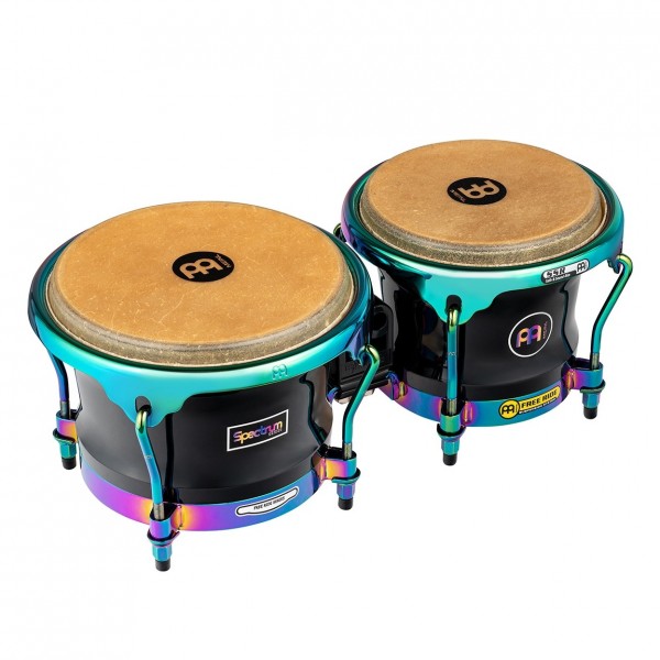 Meinl Percussion Marathon Spectrum Series Bongo 7" Macho & 8 1/2" Hembra, Phantom Black