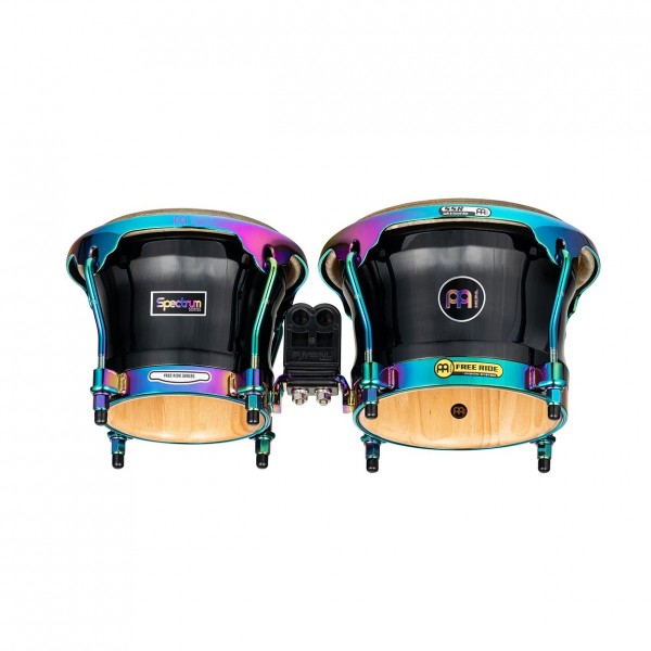 Meinl Percussion Marathon Spectrum Series Bongo 7" Macho & 8 1/2" Hembra, Phantom Black