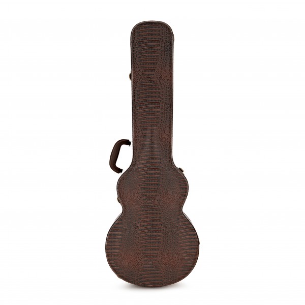 Deluxe Fitted Electric Guitar Case by Gear4music - Dark Brown