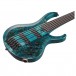 Ibanez BTB946 6 String, Cosmic Blue controls 