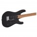 Charvel Pro Mod DK22 SSS Trem, Black, Closeup Angled Right