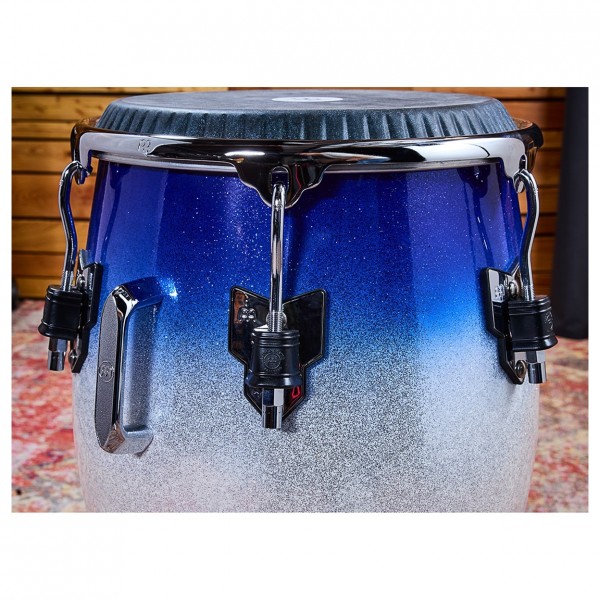 Meinl Percussion Artist Series William Kachiro Conga 11 3/4", Calfskin Skyndeep Heads, Electric Sky