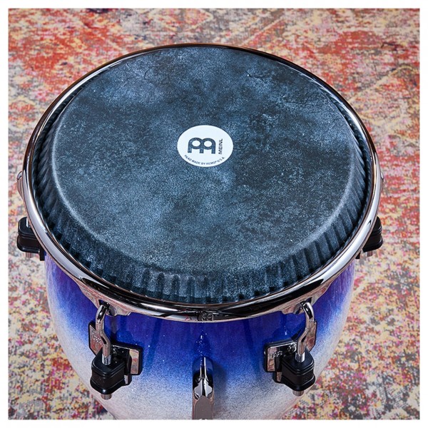 Meinl Percussion Artist Series William Kachiro Conga 11 3/4", Calfskin Skyndeep Heads, Electric Sky