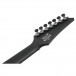 Ibanez RGDRB71 7 String, Black Flat headstock back 